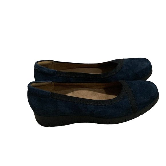 Clarks Artisan Daelynn Hill Women's Wedge Shoes Size 9 Suede Blue - Picture 3 of 6